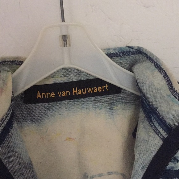 CUSTOM MADE DENIM JACKET ANN VEN HAUWAERT - Picture 3 of 3